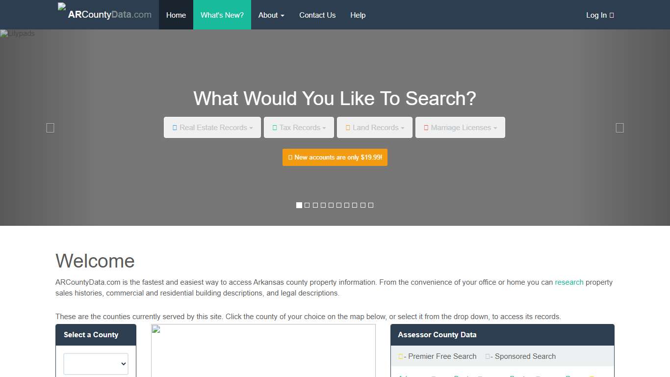 Welcome! - ARCountyData.com